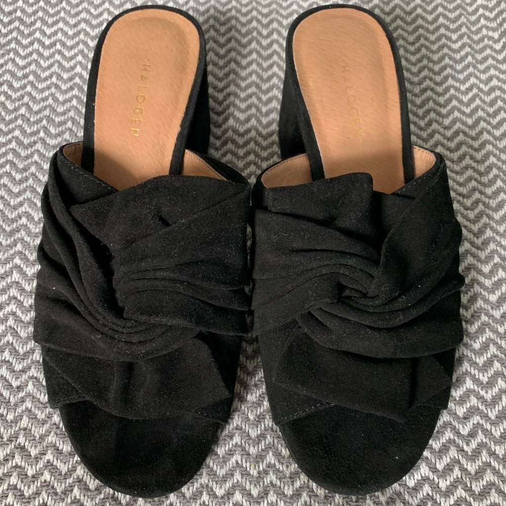 Knotted Block Heel Sandals